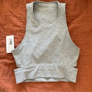 Outdoor voices workout slash back crop